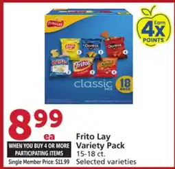 Albertsons Frito Lay Variety Pack offer
