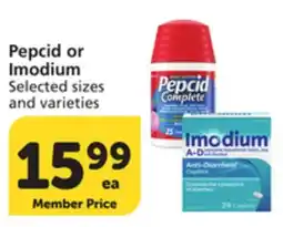 Albertsons Pepcid or Imodium offer