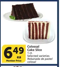 Albertsons Colossal Cake Slice offer