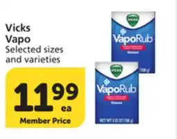 Albertsons Vicks Vapo offer