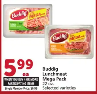 Vons Buddig Lunchmeat Mega Pack offer