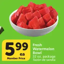 Vons Fresh Watermelon Bowl offer