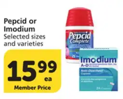 Vons Pepcid or Imodium offer