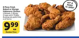 Vons 8 Piece Fried, Baked or Mango Habanero Chicken offer