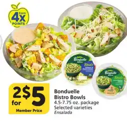 Vons Bonduelle Bistro Bowls offer