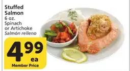 Vons Stuffed Salmon offer