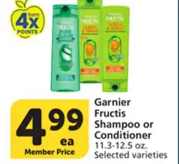 Vons Garnier Fructis Shampoo or Conditioner offer