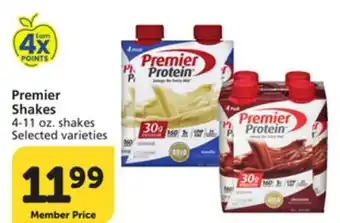 Vons Premier Shakes offer