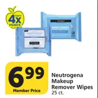 Vons Neutrogena Makeup Remover Wipes offer