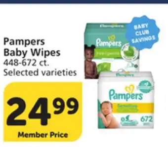 Vons Pampers Baby Wipes offer