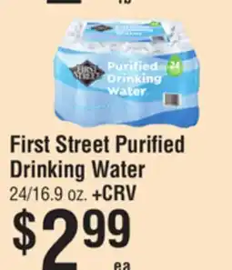 Smart & Final First Street Purified Drinking Water offer