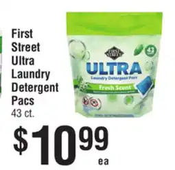 Smart & Final First Street Ultra Laundry Detergent Pacs offer