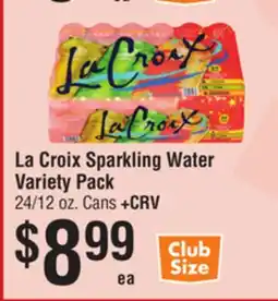 Smart & Final La Croix Sparkling Water Variety Pack offer