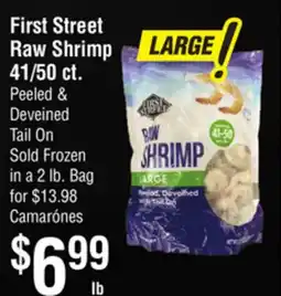 Smart & Final First Street Raw Shrimp 41/50 ct offer