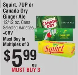 Smart & Final Squirt, 7UP or Canada Dry Ginger Ale offer