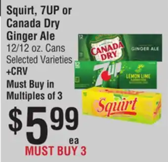 Smart & Final Squirt, 7UP or Canada Dry Ginger Ale offer