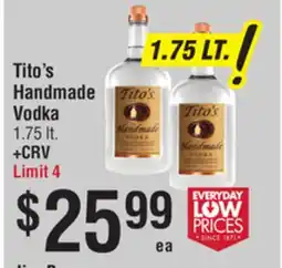 Smart & Final Tito's Handmade Vodka offer