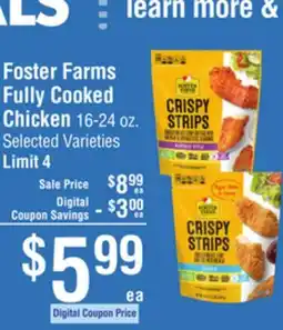Smart & Final Foster Farms Fully Cooked Chicken offer