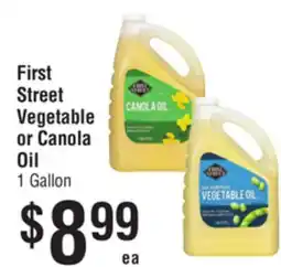 Smart & Final First Street Vegetable or Canola Oil offer