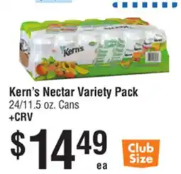 Smart & Final Kern's Nectar Variety Pack offer