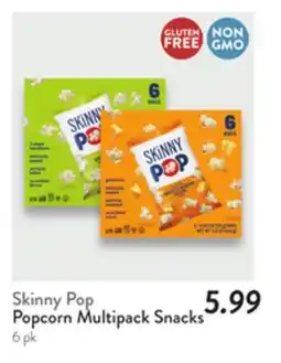Fresh Thyme Skinny Pop Popcorn Multipack Snacks offer