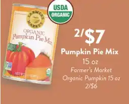 Fresh Thyme Pumpkin Pie Mix offer