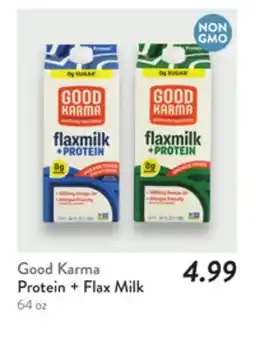 Fresh Thyme Good Karma Protein + Flax Milk offer