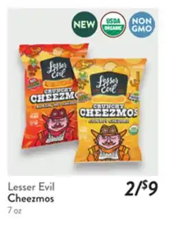 Fresh Thyme Lesser Evil Cheezmos offer