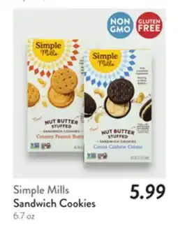Fresh Thyme Simple Mills Sandwich Cookies offer
