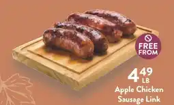 Fresh Thyme Apple Chicken Sausage Link offer