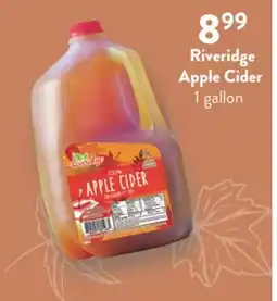 Fresh Thyme Riveridge Apple Cider offer