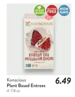 Fresh Thyme Konscious Plant Based Entrees offer