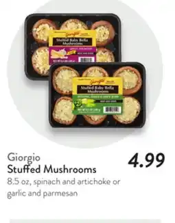 Fresh Thyme Giorgio Stuffed Mushrooms offer