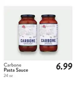 Fresh Thyme Carbone Pasta Sauce offer