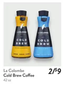 Fresh Thyme La Colombe Cold Brew Coffee offer