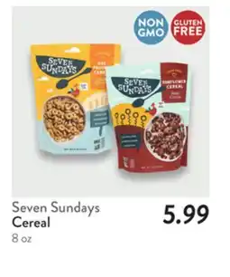 Fresh Thyme Seven Sundays Cereal offer