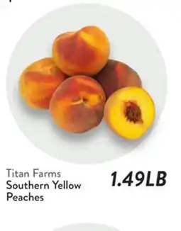 Fresh Thyme Titan Farms Southern Yellow Peaches offer