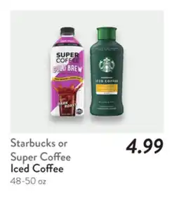Fresh Thyme Starbucks or Super Coffee Iced Coffee offer
