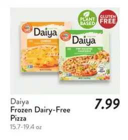 Fresh Thyme Daiya Frozen Dairy-Free Pizza offer