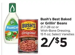 Food 4 Less Bush's Best Baked or Grillin' Beans offer