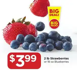 Food 4 Less 2 lb Strawberries offer