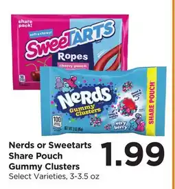 Food 4 Less Nerds or Sweetarts Share Pouch Gummy Clusters offer