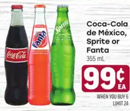 Tony’s Fresh Market Coca-Cola de México, Sprite or Fanta offer