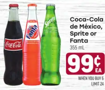 Tony’s Fresh Market Coca-Cola de México, Sprite or Fanta offer