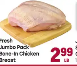 Tony’s Fresh Market Fresh Jumbo Pack Bone-In Chicken Breast offer