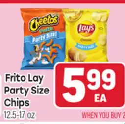 Tony’s Fresh Market Frito Lay Party Size Chips offer