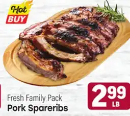 Tony’s Fresh Market Pork Spareribs offer