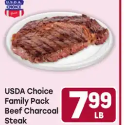 Tony’s Fresh Market USDA Choice Family Pack Beef Charcoal Steak offer