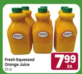 Tony’s Fresh Market Fresh Squeezed Orange Juice offer