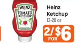 Tony’s Fresh Market Heinz Ketchup offer